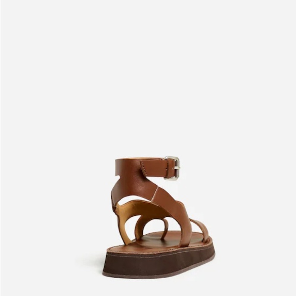 Madewell Natasha Platfom Sandal in Dark Coffee - Picture 4 of 8